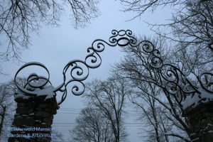 The entrance gate