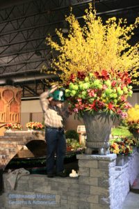 a daunting task at the Philly flower show