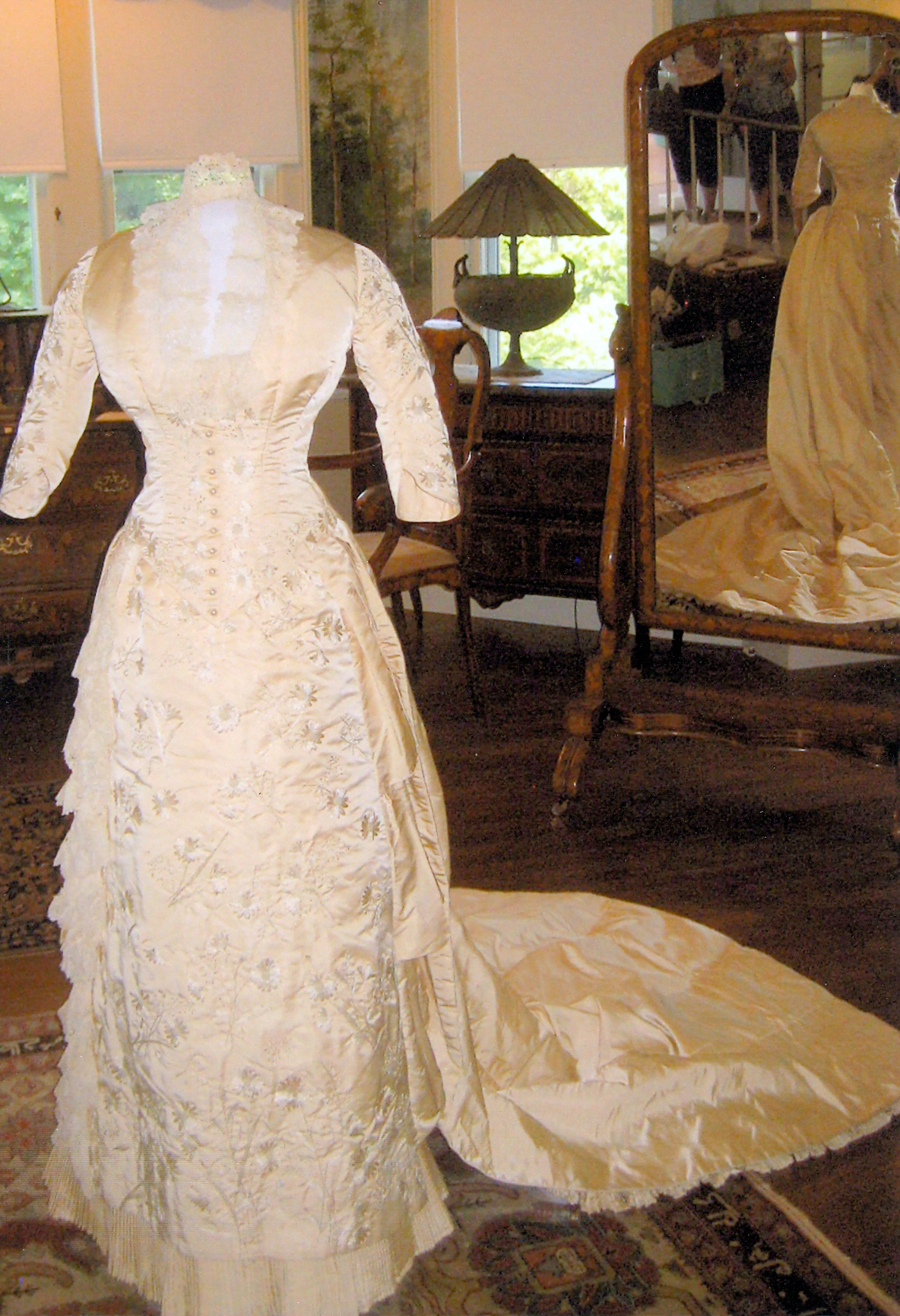 Bessie Van Wickle's Wedding Gown 1882