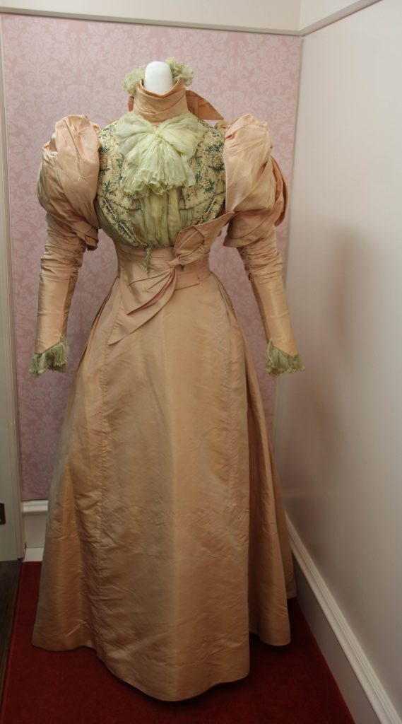 Silk Taffeta Day Dress, c1895