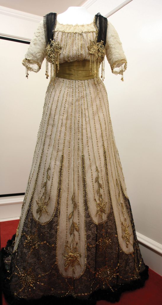 Beaded Evening Dress worn by Bessie Van Wickle, 1904