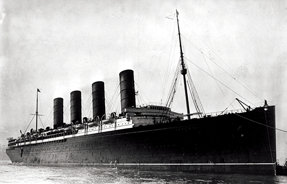 Steamship Supper – March 18 lusitania