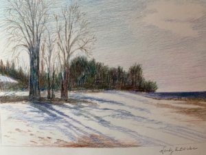 nature drawing with joanne